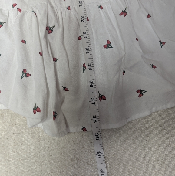 SO 🍓 Strawberry Tiered MIDI Dress - Plus Size 3X - Picture 12 of 13